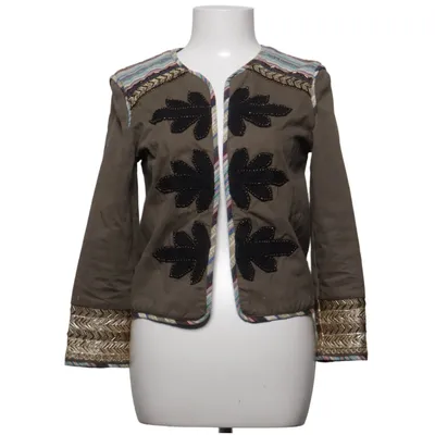 Jacka (Brun, Flerfärgad) från Bershka_BSKGIRL Bomull