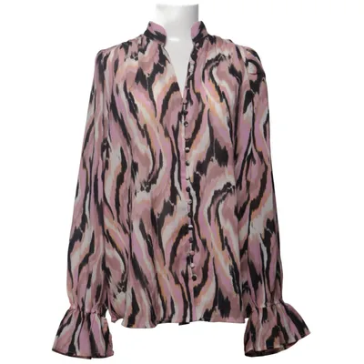 Blouse (Pink, Black, Beige) from Ellos Polyester