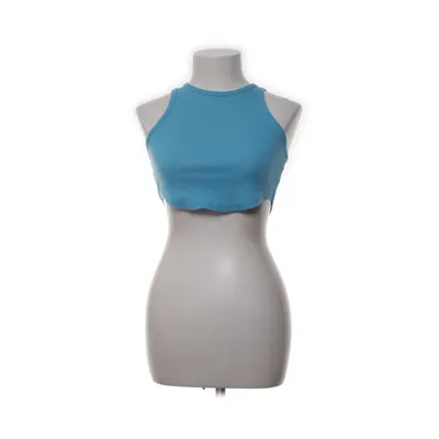Crop top (Bleu) de Bisou's Project Coton, Élasthane