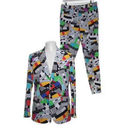 Jakkesæt (Hvid, Flerfarvet) fra Opposuits