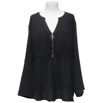Bluse (Sort) fra Yoins Polyester