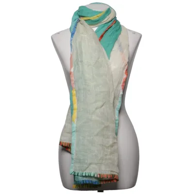Shawl (Green, Beige, Multicolored) from Passigatti Linen