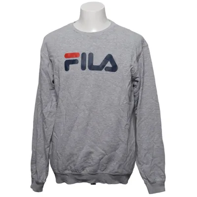 Sweatshirt (Gris, Multicolore) de Fila Coton, Polyester, Viscose