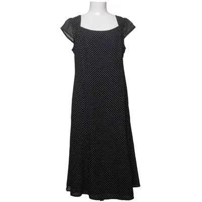 Kjole (Sort, Hvid) fra Merrytime Acetat, Polyester