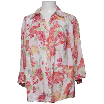 Blouse (Rood, Groen, Meerkleurig) van JM Collection Linnen