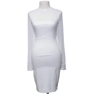 Jurk (Wit) van Clara Elastaan, Polyester