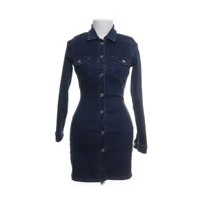 Jeansklänning (Blå) från Zara Authentic Denim by TRF Bomull, Elastan