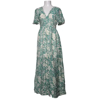 Långklänning (Grön, Vit) från In April 1986 Polyester, Viskos