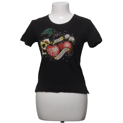 T-shirt (Sort, Flerfarvet) fra Lucky 13 Bomuld