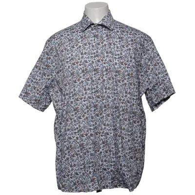 Chemise à manches courtes (Blanc, Bleu, Vert) de Eterna Coton