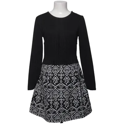 Kjole (Sort, Hvid, Flerfarvet) fra Malu Elastan, Polyester