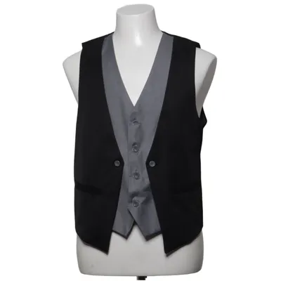 Gilet de costume (Noir, Gris) de Coofandy Polyester, Viscose