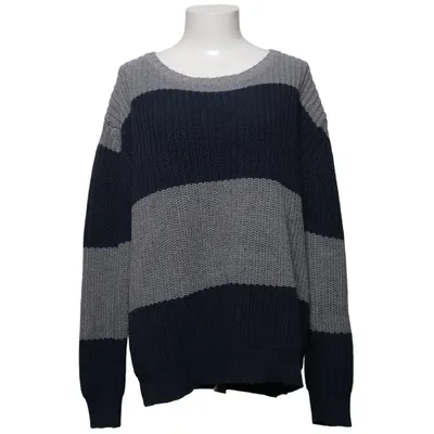 Pull-over (Bleu, Gris) de Size 8 Needle Acrylique, Coton