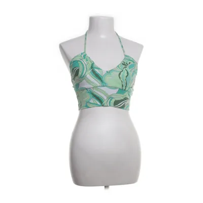 Crop top (Grön, Flerfärgad) från Bershka Viskos, Elastan