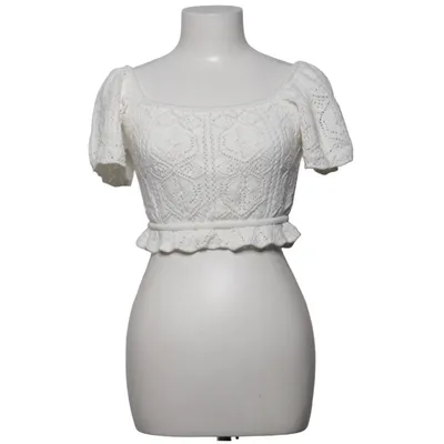 Pull-over (Blanc) de Gina Tricot Acrylique, Coton