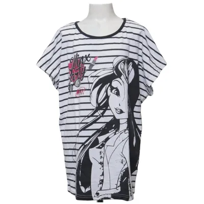 T-shirt (Black, White) from Winx club Cotton, Polyester