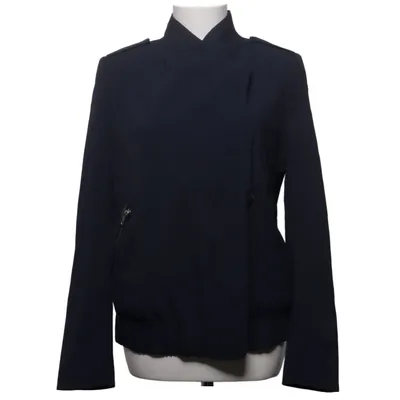 Biker jacket (Blue) from Dante 6 Acetate, Elastane, Polyamide, Viscose