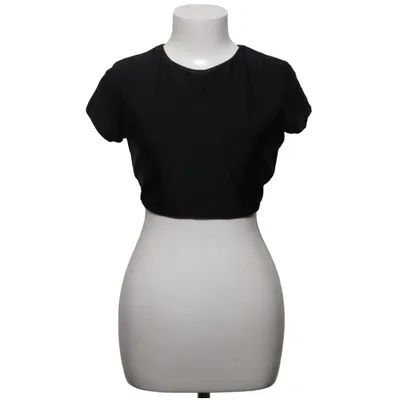 Crop top (Noir) de Melissa Bentsen x NA-KD Élasthane, Polyester