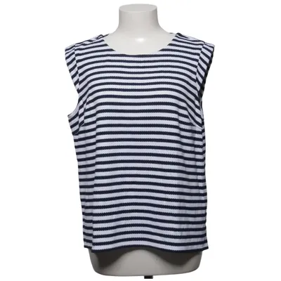 Top (Blue, White) from Dorothy Perkins Elastane, Nylon, Polyester, Viscose