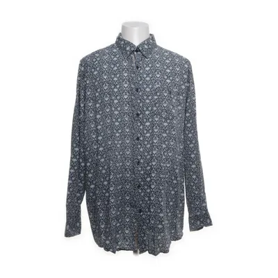 Shirt (Blauw, Meerkleurig) van Dressmann Katoen, Elastaan
