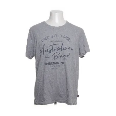 T-shirt (Gray, Blue) from Roadsign Australia Cotton, Viscose