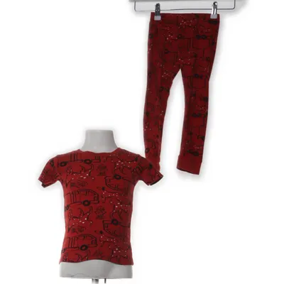 Pyjamas (Röd, Svart, Vit) från Carter's Bomull, Elastan, Polyester