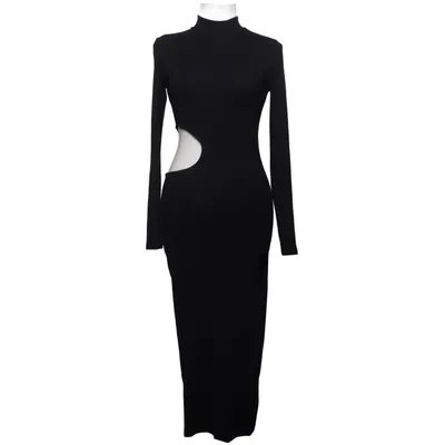 Maxikleid (Schwarz) von Zara Baumwolle, Elasthan