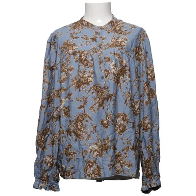 Blouse (Blue, Brown) from Luxzuz Viscose