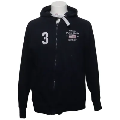 Kapuzenpullover (Blau) von Vinson Polo Club Baumwolle, Polyester