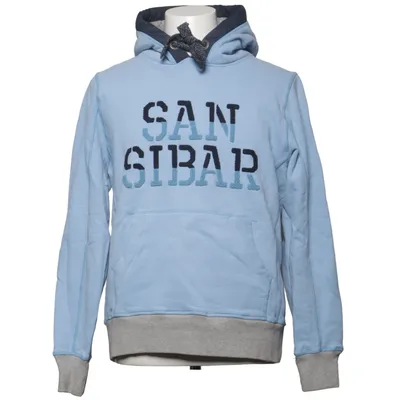 Sweat à capuche (Bleu, Gris) de Sansibar Sylt Coton