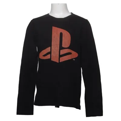 Long sleeve T-shirt (Black) from Playstation Cotton