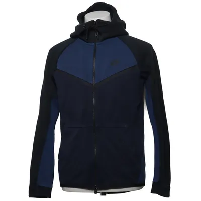 Sweat à capuche (Bleu, Gris) de Nike Coton, Polyester