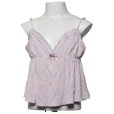 Crop top (Roze) van Edikted Elastaan, Viscose