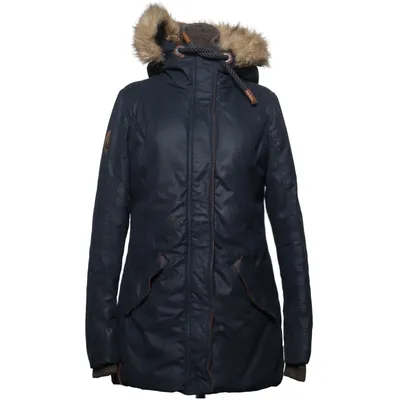 Winterjas (Blauw) van Naketano Acryl, Katoen, Polyamide, Polyester