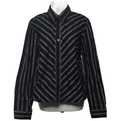Shirt (Zwart, Wit) van Suzy Shier Katoen, Elastaan