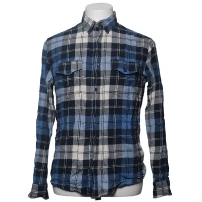 Flanellen overhemd (Blauw, Wit, Zwart) van Sons of Owen Katoen