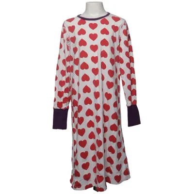 Nightgown (White, Red) from Polarn O. Pyret Cotton, Elastane