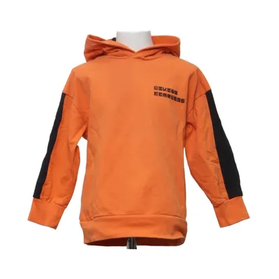 Hoodie (Orange, Black) from Charanga Cotton, Polyester