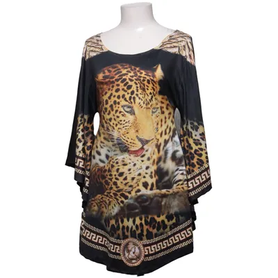 Kaftan (Schwarz, Mehrfarbig) von Angelie Elasthan, Viskose