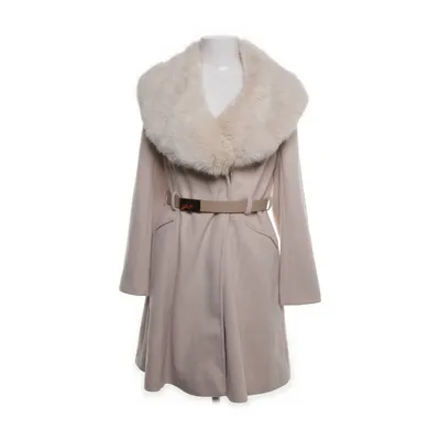 Vinterkappa (Beige) från Miss Selfridge Polyester, Pälsimitation, Viskos