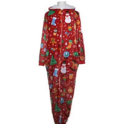 Mjukisdräkt (Röd, Flerfärgad) från Silly Santa