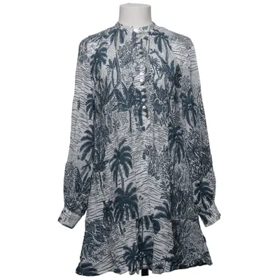 Dress (Blue, White) from Desmond & Dempsey x H&M Cotton, Modal