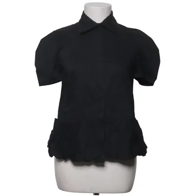 Chemise à manches courtes (Noir) de By Malene Birger Coton, Élasthane, Polyamide