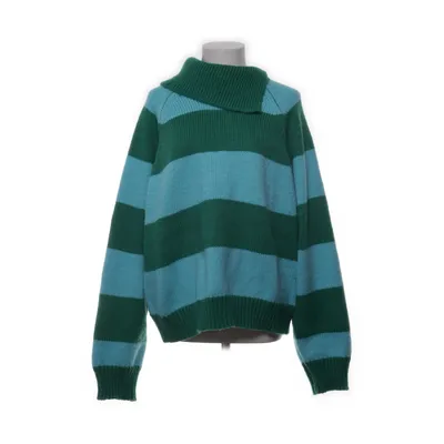 Polotröja (Grön, Blå) från Lindex Akryl, Polyester, Ull