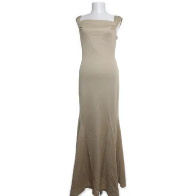 Evening gown (Gold, Beige) from Vivien Caron Polyamide, Polyester