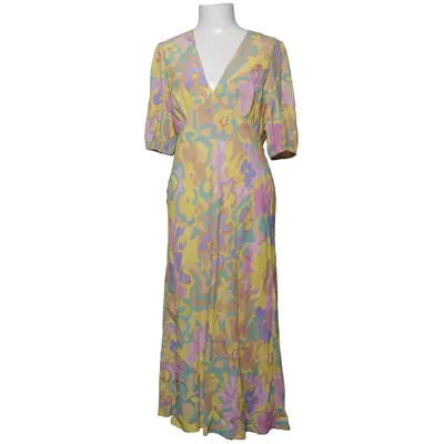 Robe longue (Jaune, Multicolore) de Rixo Polyester, Viscose