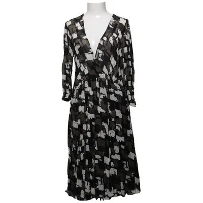 Jurk (Zwart, Wit, Groen) van Ulf Andersson Viscose