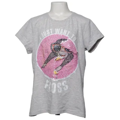 T-shirt (Grå, Rosa, Vit) från Emoji Bomull, Elastan, Polyester