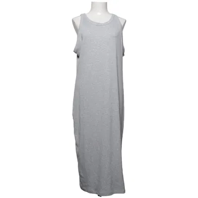 Robe longue (Gris) de H&M Basic Polyester, Viscose, Élasthane