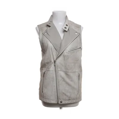 Bikervest (Grå, Beige) fra Fashion Against AIDS by H&M Polyester, Læder